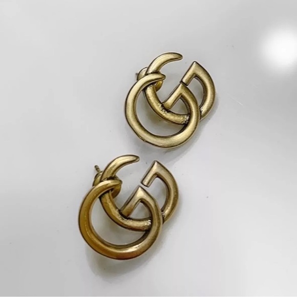 NWT Gucci Gold Earrings - Picture 1 of 2